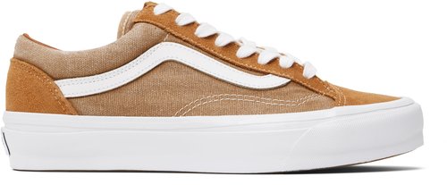 Vans Orange LX Old Skool 36 - Washed Tan/Brown - VN000D57TBR1