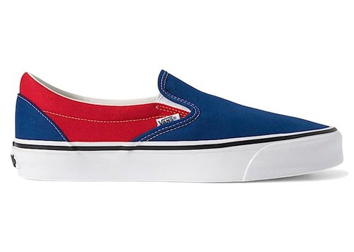 Vans OTW Classic SlipOn 98 Engineered Garments - Racing Red/True Blue - VN000EBPZ11