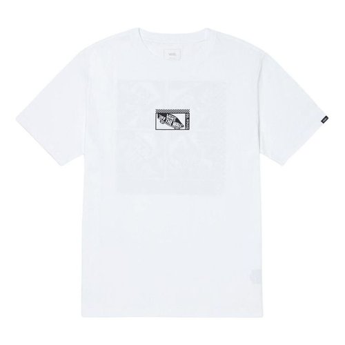 Vans Overstimulated Skate Graphic T-Shirt - White/Black - VN000GQJWHT