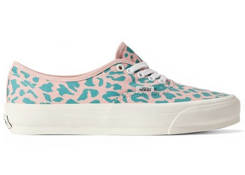 Vans Authentic 44 LX - Cheetah Sepia Rose Pink/Blue - VN000EAAO3N