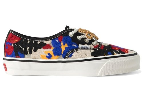 Vans Premium Authentic Needlework - White/Red/Blue - VN000Y0S448