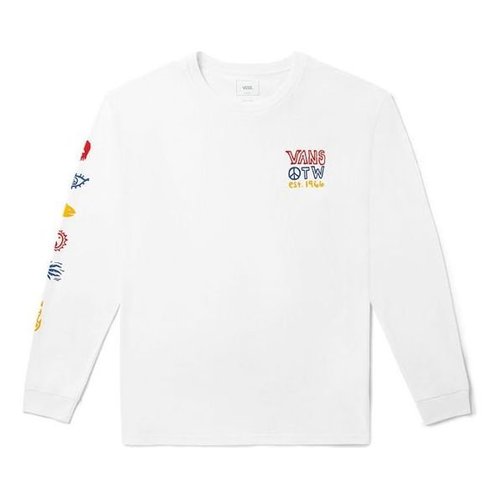 Vans Printing Round-neck Swea - White - VN0A5F3MWHT
