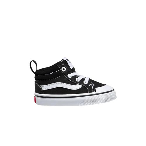 Van Racer Chaise Vans Racer Mid 'Black White' - VN0A38EG1WX | Solesense