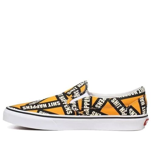 Vans Shit Happens Classic Slip-On - Orange - VN0A4U38WTX