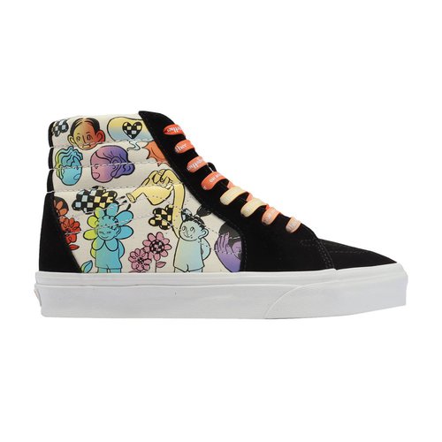 Vans Sk8-Hi - Black/Multi-Color - VN0A5JMJ8C3