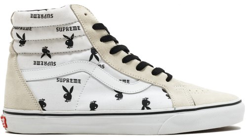 Vans Sk8Hi Supreme x Playboy - White - VN0TVMD70