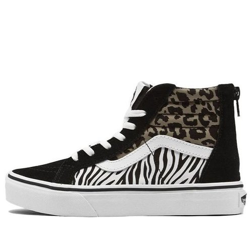 Vans Sk8-Hi Zip Casual Leopard Print Blackleopard - BlackLeopard - VN0A4UI42JK