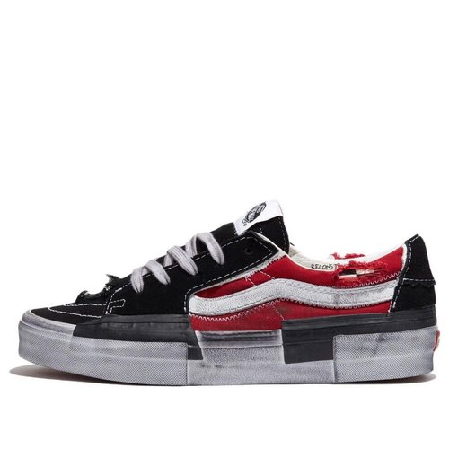 Vans Sk8-Low Reconstruct - Black/Red - VN0009QS458