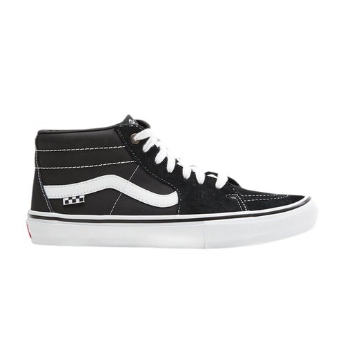Vans Skate Grosso Mid | Size 5.5 - Black/White/Emo Leather - VN0A5FCG625