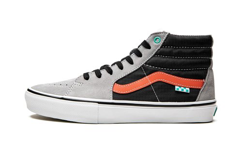 Vans Skate Sk8-Hi - Gray/Black/Red - VN0A5FCCAPH