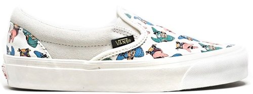 white yellow vans