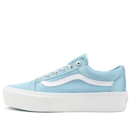 Vans Sparkle Check Old Skool Platform - Blue/White - VN0A5KRGA44