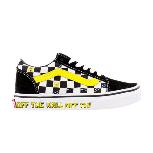 SpongeBob SquarePants x Vans Old Skool - Black/White/Yellow - VN000W9T9EK