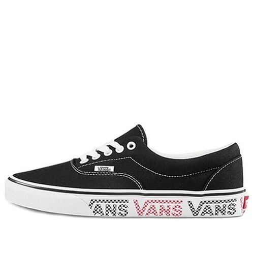 Vans The Era Checker Logo - Black - VN0A38FRWQ0