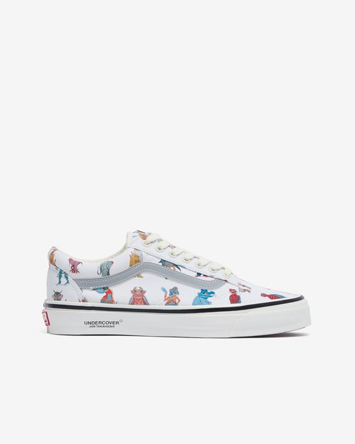 Vans Undercover OTW Old Skool - Monster Print White - VN000VANOFW1