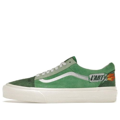 Vans Vault Old Skool x KAR L'Art de L'Automobile 'Exhaust Pack' - Green/White - VN0A4BVFGRN1