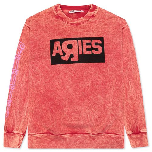 Vans x Aries CREW SWEATSHIRT - Red - VN0A5GYFYZU