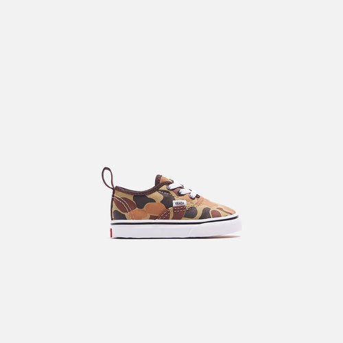Vans Vintage Camo Authentic Elastic Lace - Chocolate Torte/True White - VN0A4BUYUY5
