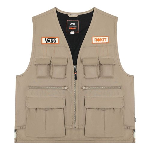 Vans x Rokit Waltonian Vest - Khaki - VN0005XAKHK