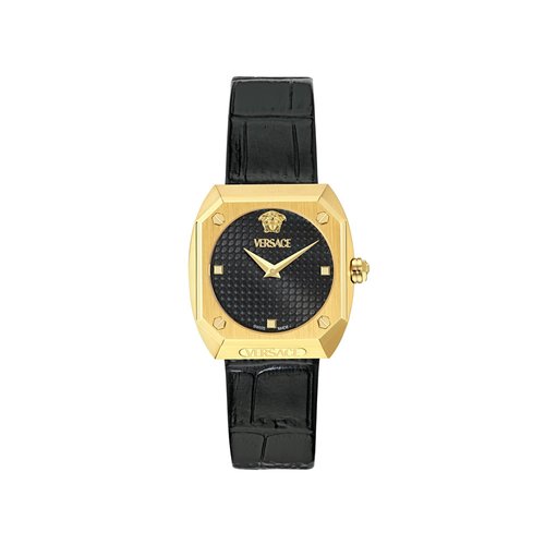 Versace Antares Quartz Dial Ladies Watch VE9E00224 - Black/Gold Tone - VE9E002-4 DIA_ETER