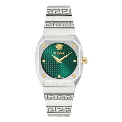 Versace Antares Quartz Dial Ladies Watch VE9E00424 - Gold Tone/Green/Silver Tone - VE9E004-4 DIA_ETER