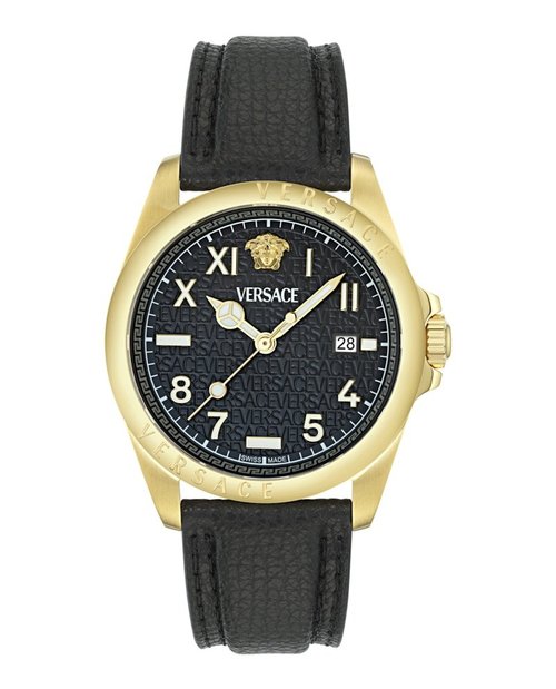 Versace Anteo Leather VE9H00224 Watch - Stainless Steel