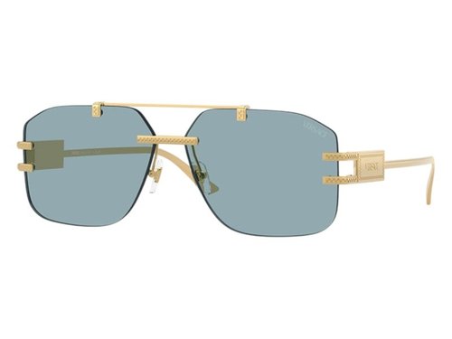 Versace Aviator Sunglasses Blue - Gold (Ve2275 100280)
