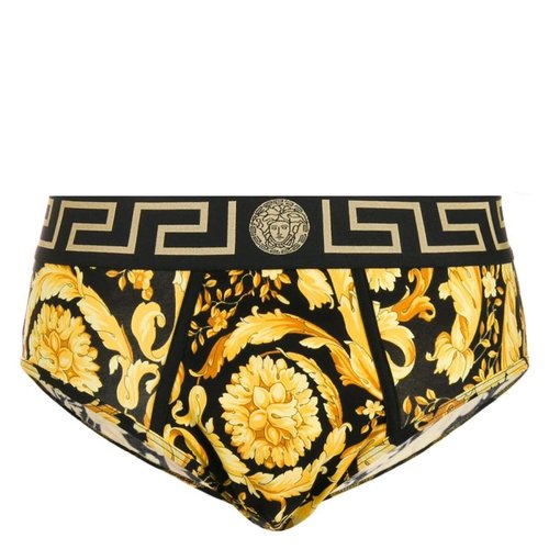 Versace Barocco Medusa Print Brief - Multi-Color - AUU03029-A233294-A7900