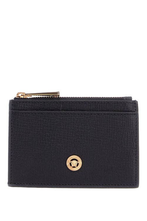 Versace Black Leather Card Holder - 1016785-A10544_1B00V