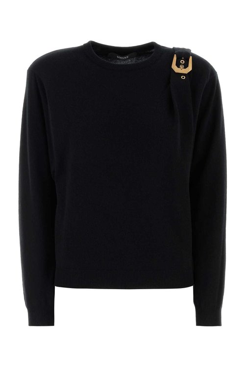 Versace Black Wool Sweater - 1021942-A15988_1B000