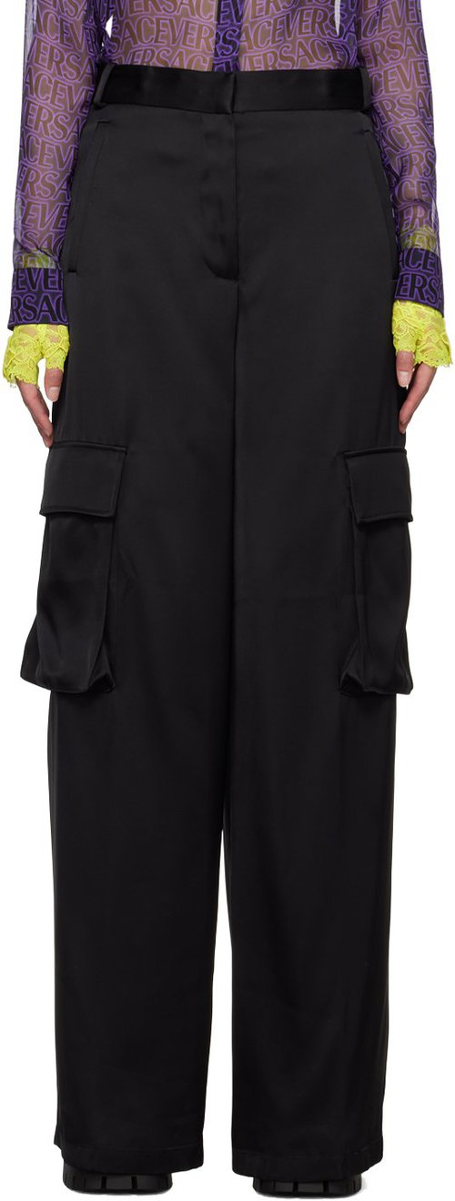 Versace Cargo Pocket Trousers - Black - 1009844_1A06838_1B0001B000