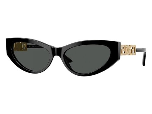 Versace Cat Eye Sunglasses Gray - Black (Ve4470B Gb1/87)