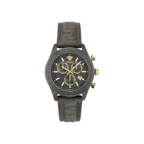 Versace Chrono Master Leather Watch - VE8R00124