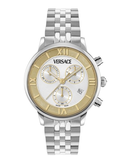 Versace Classic Round Chrono Bracelet Watch VEKFA0225 - Stainless Steel