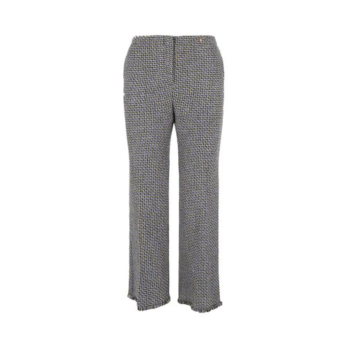 Versace Cotton Blend Tweed Bootcut Pants - 1004346-1A0285_6L110