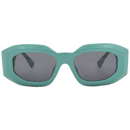 Versace Dark Gray Irregular Sunglasses VE4425U 536487 53 - Green/Grey - VE4425U-536487_53 7