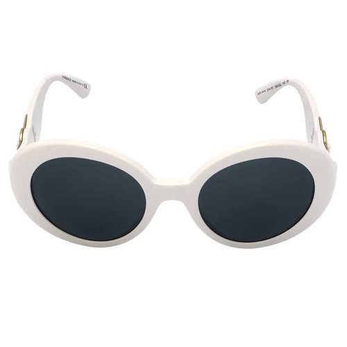 Versace Dark Gray Round Ladies Sunglasses VE4414 314/87 55 - Grey/White - VE4414 314/87 55 7.0000X4.0000X3.0000