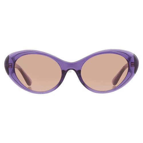 Versace Dark Oval Ladies Sunglasses VE4455U 5353/3 53 - Brown/Purple - VE4455U-5353/3_53 7