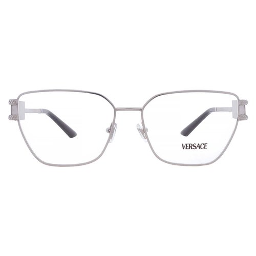 Versace Demo Butterfly Ladies Eyeglasses VE1301 1000 55 - Silver Tone - VE1301 1000 55