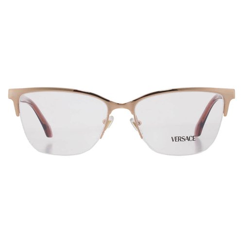 Versace Demo Cat Eye Ladies Eyeglasses VE1304 1412 54 - Gold Tone/Pink/Rose Gold Tone - VE1304 1412 54
