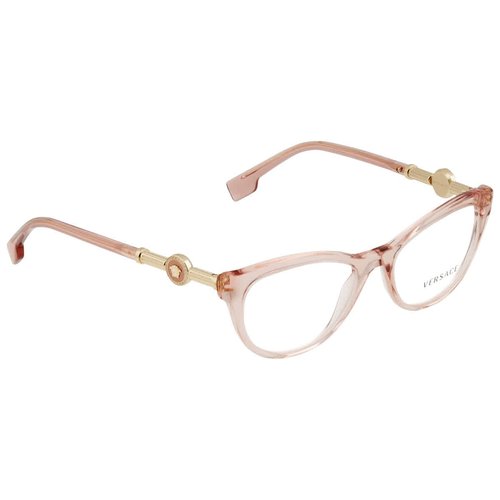 Versace Demo Cat Eye Ladies Eyeglasses VE3311 5322 52 - Blue/Pink - VE3311 5322 52