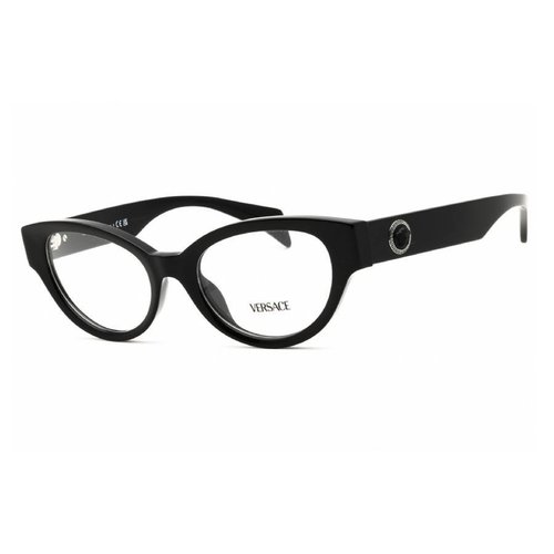 Versace Demo Cat Eye Ladies Eyeglasses VE3361U GB1 53 - Black - VE3361U GB1 53