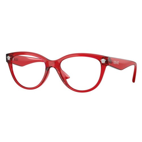 Versace Demo Cat Eye Ladies Eyeglasses VE3365U 5495 54 - Red - VE3365U 5495 54