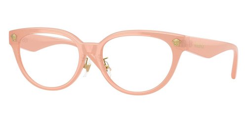 Versace Demo Cat Eye Ladies Eyeglasses VE3370D 5497 54 - Blue/Pink - VE3370D 5497 54