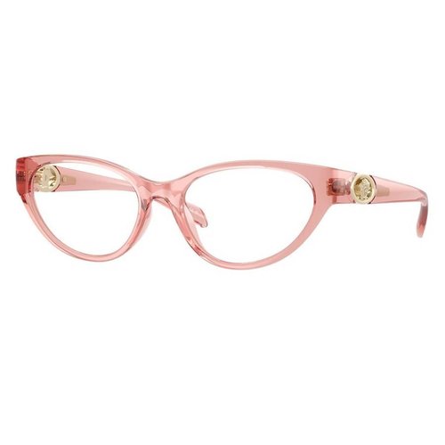Versace Demo Cat Eye Ladies Eyeglasses VE3372U 5322 54 - Blue/Pink - VE3372U 5322 54