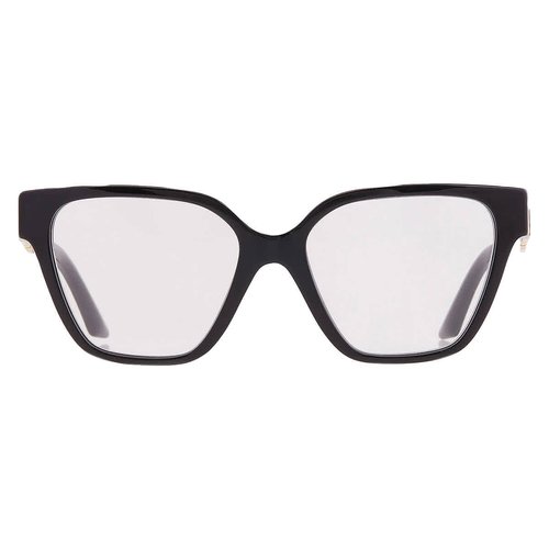 Versace Demo Square Ladies Eyeglasses VE3358B GB1 52 - Black - VE3358B GB1 52