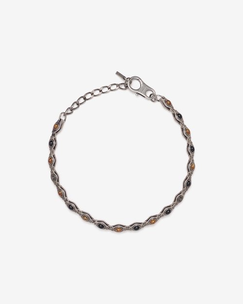 Versace Ellittica Necklace - Yellow/Silver