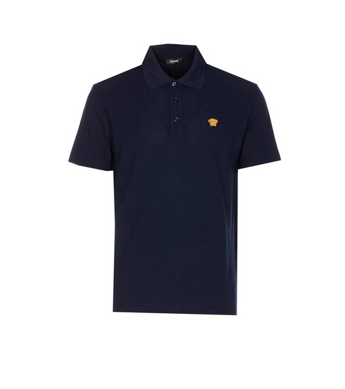 Versace Embroidered Medusa Polo - 1013906-A1569_1UP60