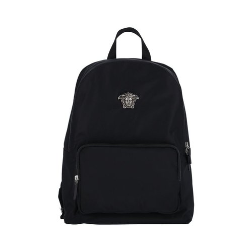 Versace Fabric Backpack - Black - 1020645-A14920_1B00P