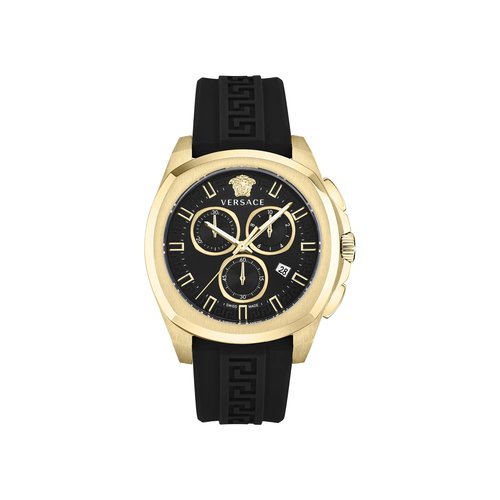 Versace Geo Chrono Silicone Watch - VE7CA0423